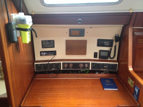 Navbordet - båtens "hjärta" 