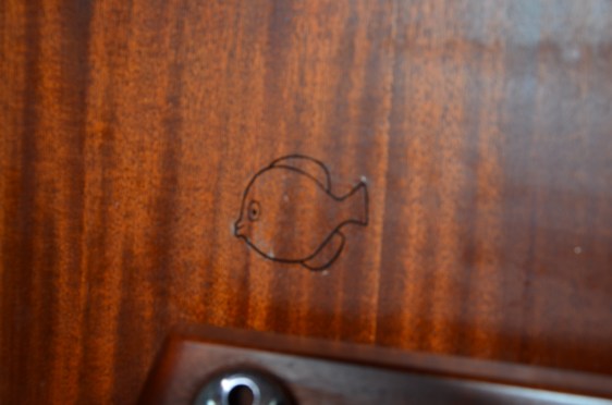 Tidigare ägarens förkärlek för konstnärliga utsmyckningar 