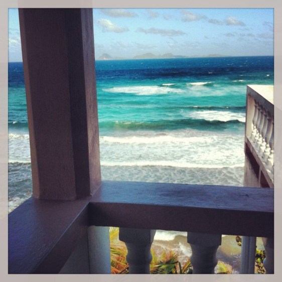 Utsikten från Petit Anse