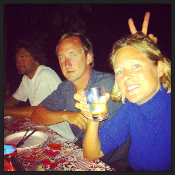 Hummergrillning. Boran - tysk på båten lambda, Sebastian och Erik från Albatross