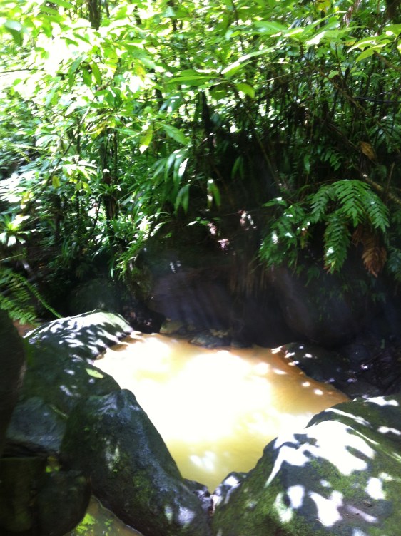 Här badade vi också!