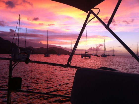 Red light in the night the sailors delight, red light in the morning the sailors warning. Tur att denna build är tagen på kvällen!