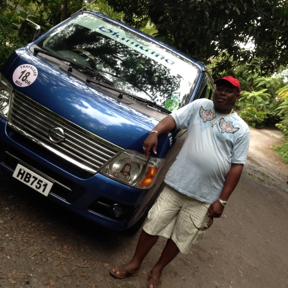 Vår buss som blev en taxi, very convenient! 