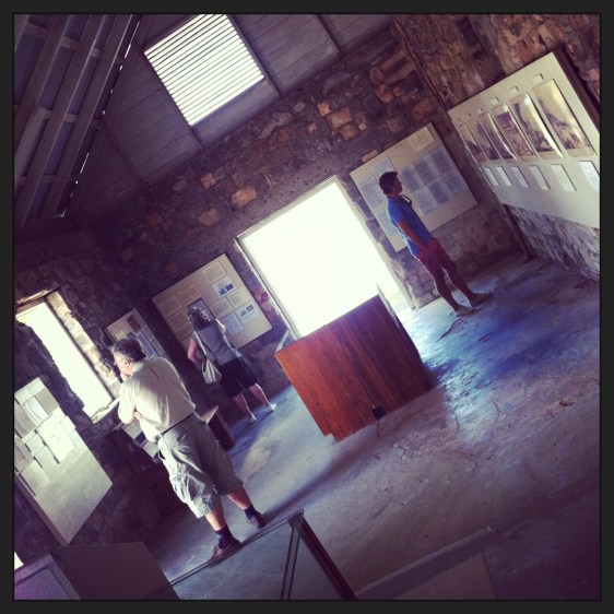 Besök på ett fd sockerplantage här på Antigua