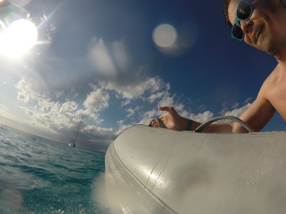 Erik och Johan på snorkeltur