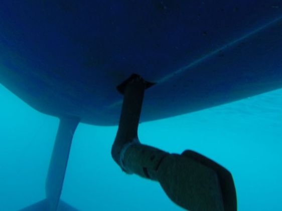 Denna lilla skadade krake skall snart bli en ny trebladspropeller från hemstaden Göteborg!