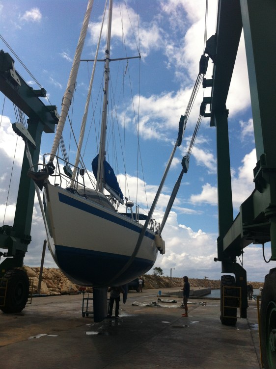 Gåva nu på land...